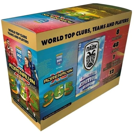 Panini Κάρτες Fifa 365 2025 Adrenalyn PAOK Gift Box image 0