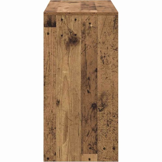 Γραφείο VidaXL από Επεξεργασμένο Ξύλο 90x37,5x75 cm - Παλιό Ξύλο image 6