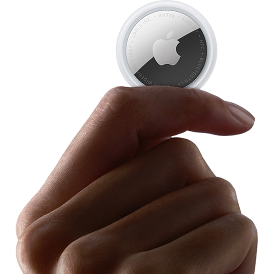 Apple AirTag (2nd generation) - White - 1 Pack image 1