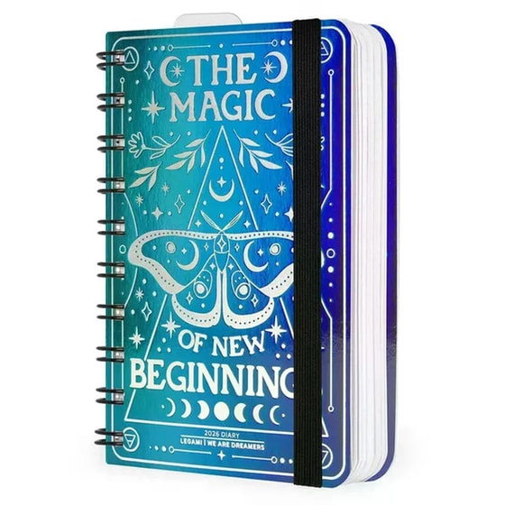 Ημερολόγιo Ημερήσιο Legami 2026 12Μ Small Spiral Moth image 1