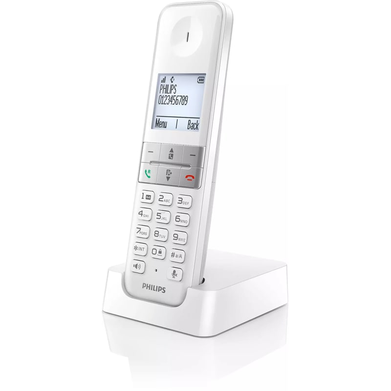 Ασύρματο Τηλέφωνο Philips D4701W/34 - Λευκό PHILIPS