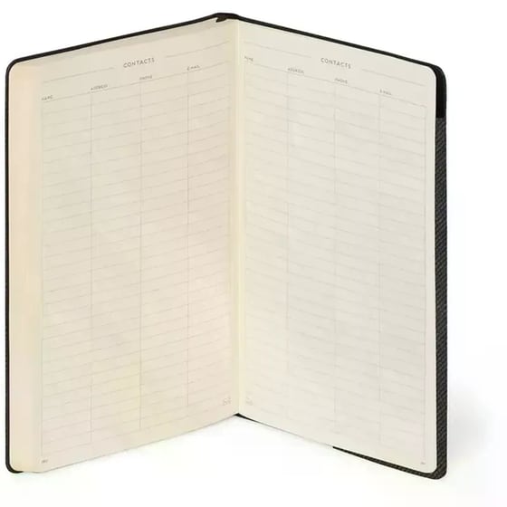 Σημειωματάριο Legami Ριγέ Medium Deep Graphite image 5