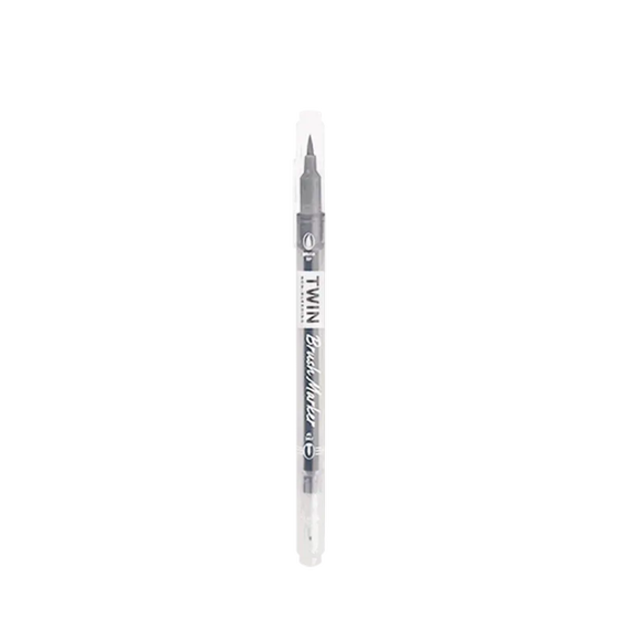 Μαρκαδόρος Σχεδίου Writech με Πινέλο Γκρι 0.4mm image 0