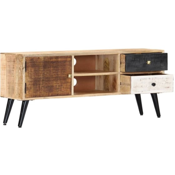 Έπιπλο Τηλεόρασης VidaXL Ξύλινο 115x30x47cm - Πολύχρωμο image 3