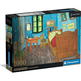Παζλ Clementoni Museum Collection Vincent van Gogh: Το Δωμάτιο του Van Gogh στην Αρλ (1000 Κομμάτια)