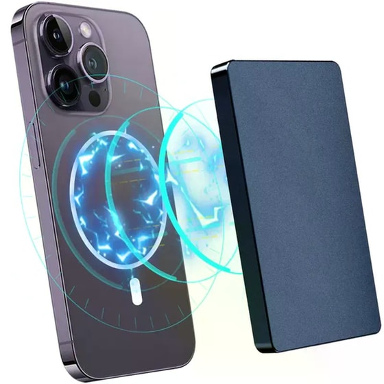 Θήκη Καρτών Valenta Αλουμινίου Blue Titanium image 5