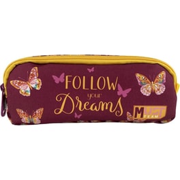 Κασετίνα Βαρελάκι Must Team Butterfly Follow Your Dreams