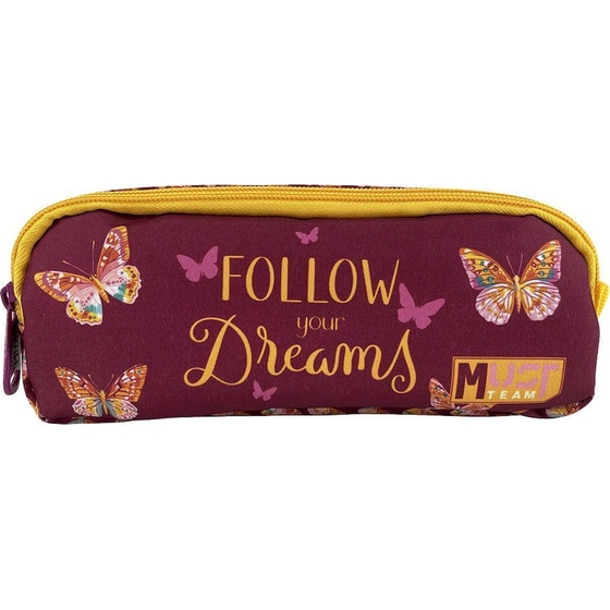 Κασετίνα Βαρελάκι Must Team Butterfly Follow Your Dreams image 0