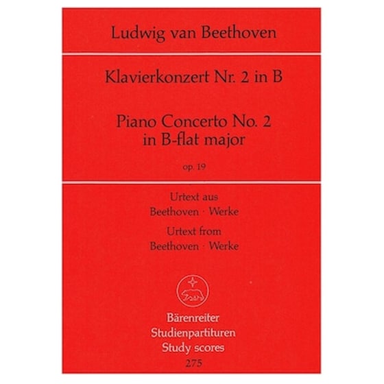 Βιβλίο Για Σύνολα Barenreiter Beethoven - Piano Concerto N.2 In Bb Major [pocket Score] image 0