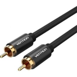 VENTION Καλώδιο Ήχου VAB-R09-B150 1x RCA Male σε 1x RCA Male 1.50 m Μαύρο