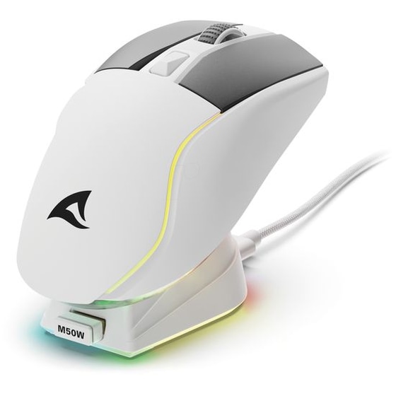 Sharkoon SGM50W Gaming  Ενσύρματο/Ασύρματο Ποντίκι - Λευκό image 3