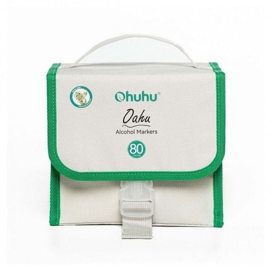 Μαρκαδόροι Σχεδίου Ohuhu Διπλή Μύτη Fine & Chisel (80 Τεμάχια) image 1