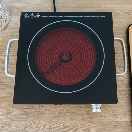 FIRST AUSTRIA FA-5097 2000 W Μαύρο Επιτραπέζια Εστία Κεραμική Μονή image 5