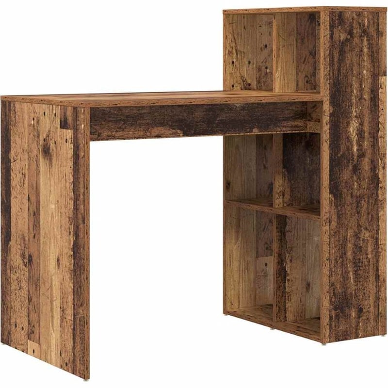 Γραφείο VidaXL από Επεξεργασμένο Ξύλο 108x55x103,5 cm - Παλιό Ξύλο