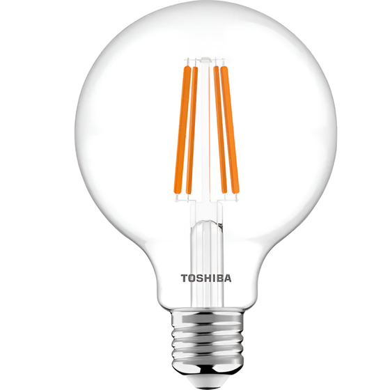 Λάμπα LED Toshiba Filament G95 E27 8.5W 2700K - Θερμό Λευκό image 0
