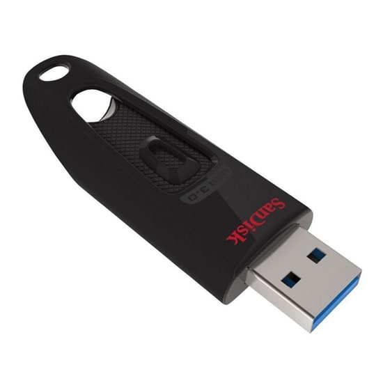 USB Stick SanDisk Cruzer Ultra 64GB 3.0 Μαύρο image 0