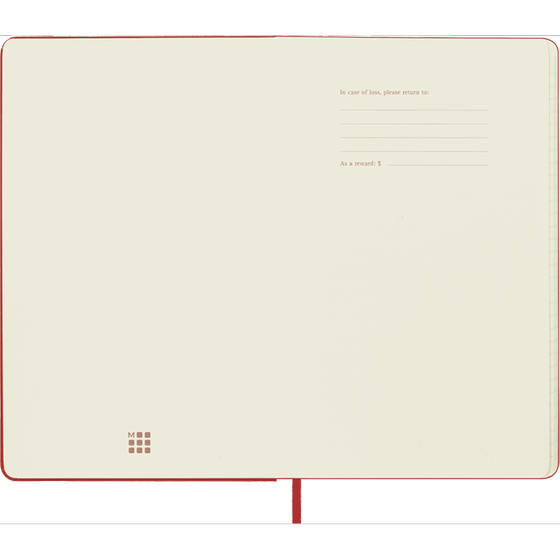 Ακαδημαϊκό Ημερολόγιο Εβδομαδιαίο Moleskine 2024-25 18Μ Large Scar. Red Hard image 1