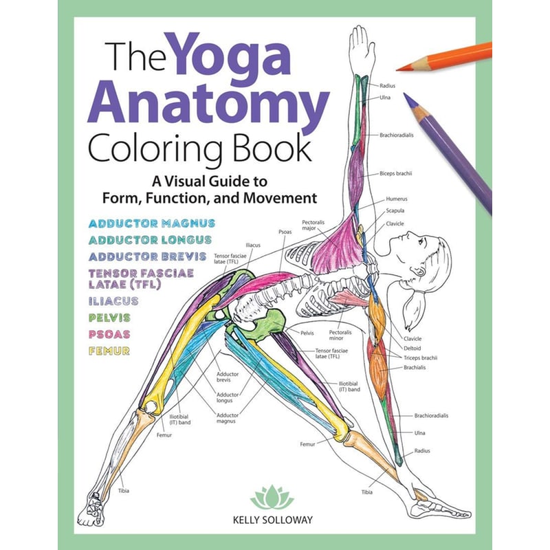 Yoga Anatomy Coloring Book, Vol. 1
