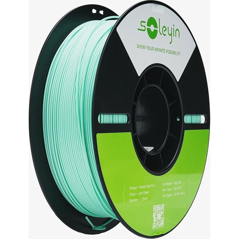 CREALITY Νήμα 3D Εκτυπωτή SOLEYIN ULTRA PLA 1kg 1.75mm - Ανοιχτό Πράσινο