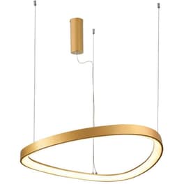 Φωτιστικό Οροφής Led Aca Harmony Br97ledp40gd από Αλουμίνιο - Χρυσό