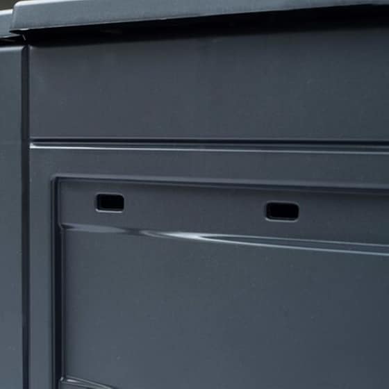 Vidaxl Κομποστοποιητής Κήπου Γκρι 60 X 60 X 73 Εκ. 260 Λίτρα image 2