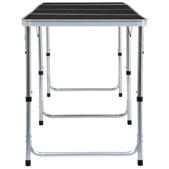 Vidaxl Τραπέζι Κάμπινγκ Πτυσσόμενο Γκρι 240 X 60 Εκ. Αλουμινίου image 4