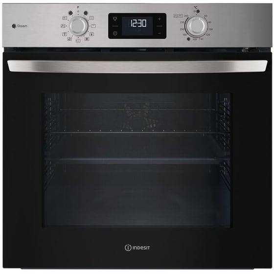 INDESIT IO 278PS X 71 Lt Inox Εντοιχιζόμενος Φούρνος Άνω Πάγκου image 0