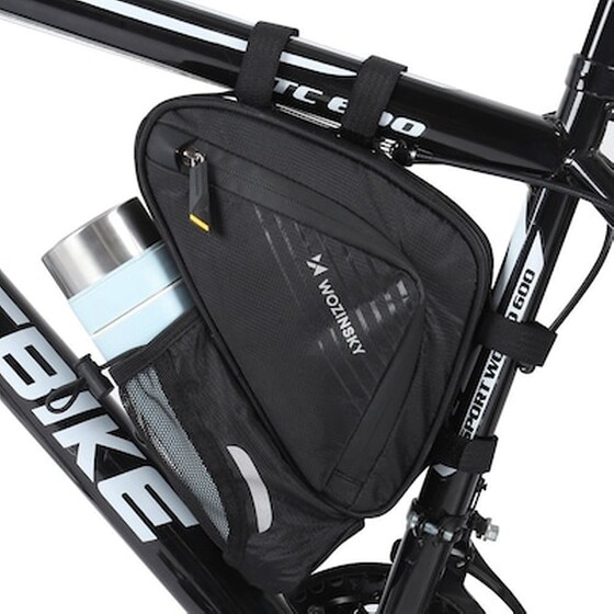 Wozinsky Τσαντάκι Σκελετού Ποδηλάτου Frame Bottle Bag Black Wbb23bk image 0