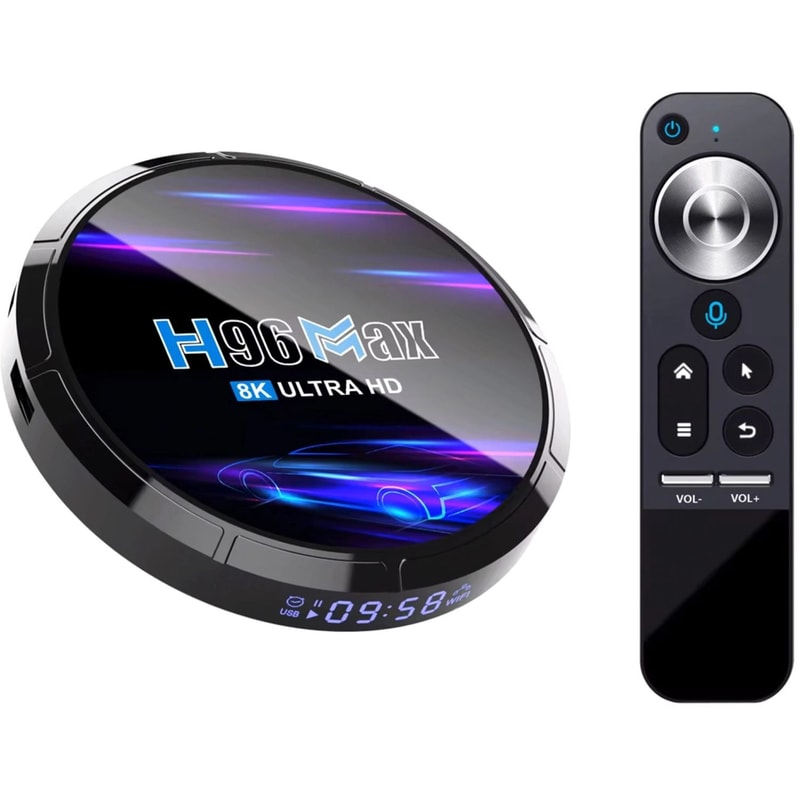 H96 H96 Tv Box Μ6, 8k, H618, 4/32gb, Wifi 6, Android 12