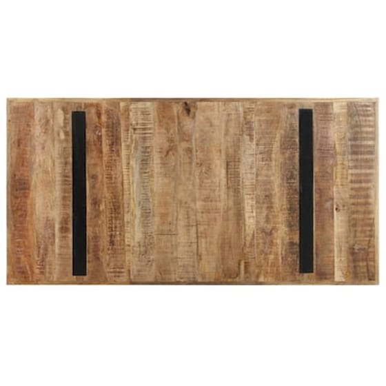 Vidaxl Τραπεζαρία 160 X 80 X 76 Εκ. Από Ακατέργαστο Ξύλο Μάνγκο image 4