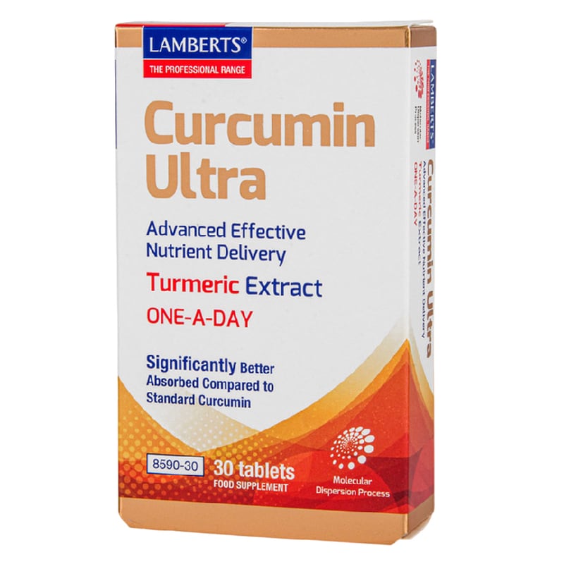 Ειδικό Συμπλήρωμα Διατροφής Lamberts Curcumin Ultra - 30 ταμπλέτες