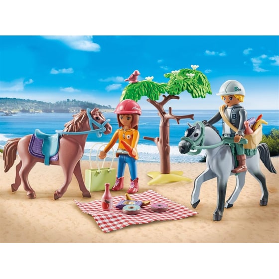 PLAYMOBIL® Horses of Waterfall Starter Pack Βόλτα στην παραλία με την Amelia και τον Ben (71470) image 2