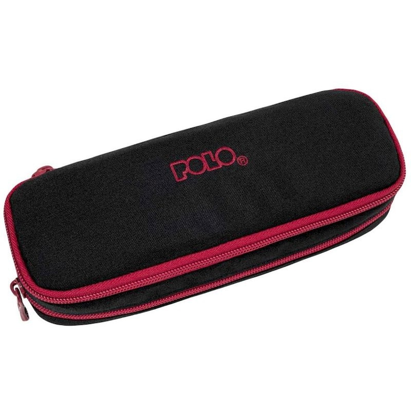 Κασετίνα Οβάλ Polo Duo Box III Black/Bordeaux