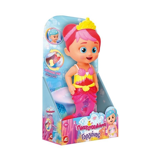 Πλατσουλίνια Shimmer Mermaids Κούκλα Μπάνιου image 8