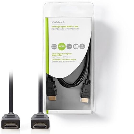 Nedis Cvgb35000bk10 Ultra High Speed Hdmi Cable Hdmi Connector - Hdmi Connector image 0