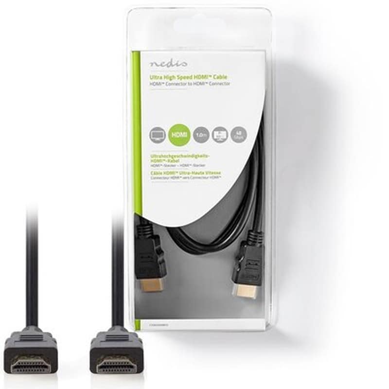 Nedis Cvgb35000bk10 Ultra High Speed Hdmi Cable Hdmi Connector - Hdmi Connector