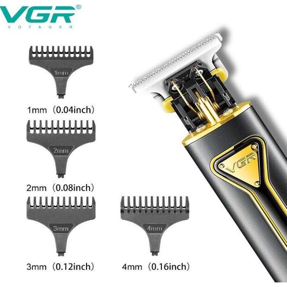 Κουρευτική Μηχανή VGR V-009 PROFESSIONAL Μαύρο image 2