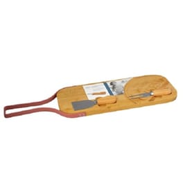 Επιφάνεια Κοπής Oem Ξύλινη  49x15cm - Καφέ/Ροζ