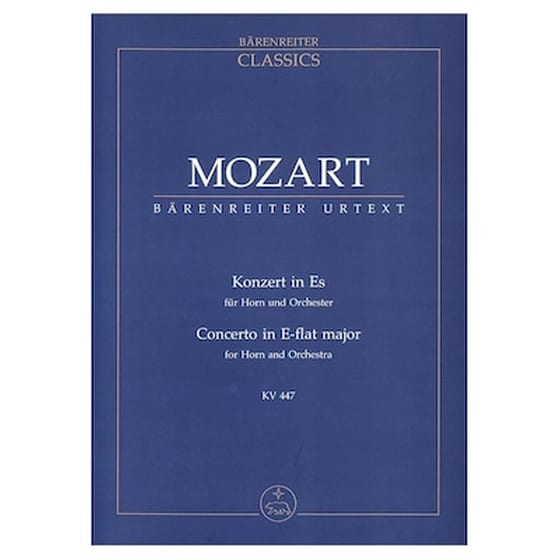 Βιβλίο Για Σύνολα Barenreiter Mozart - Concerto In Eb Major Kv 447 [pocket Score] image 0