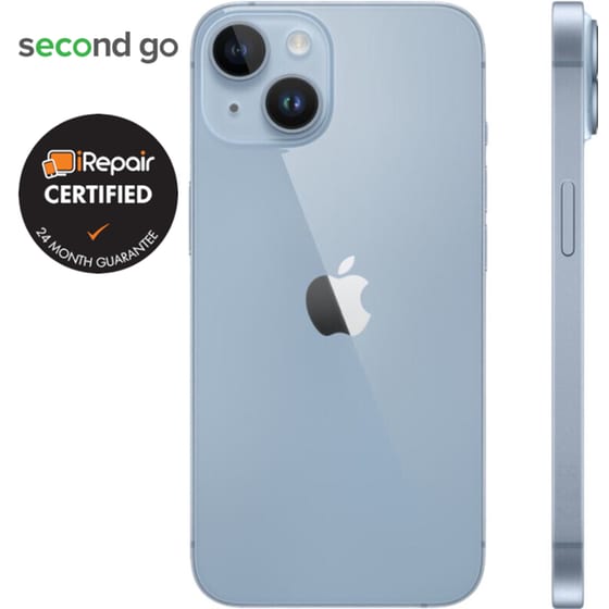 Μεταχειρισμένο Apple iPhone 14 128GB Blue second go Certified by iRepair image 3