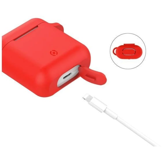 Θήκη Ακουστικών Celly Sport για Apple AirPods - Κόκκινο image 1