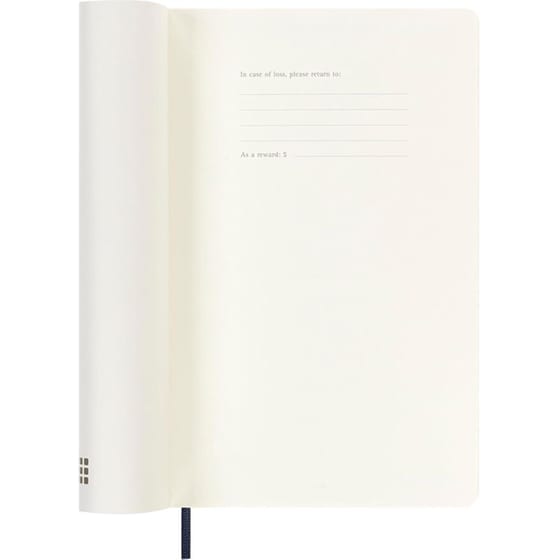 Ημερολόγιο Εβδομαδιαίο Moleskine 2025-2026 18Μ Large Saphire Blue Soft image 3