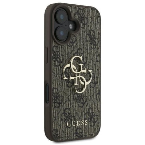 Θήκη Apple iPhone 16 Guess 4g Big Logo Back Cover - Καφέ image 2