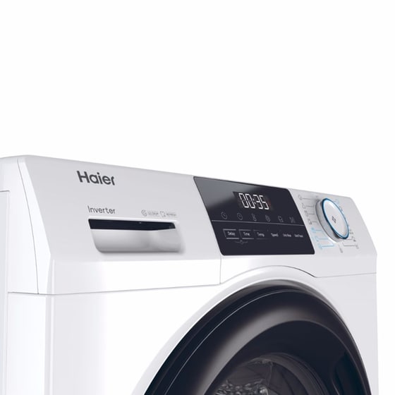 HAIER HW80-BP14929A-S 8 kg 1.400 Στροφές Λευκό Πλυντήριο Ρούχων image 6