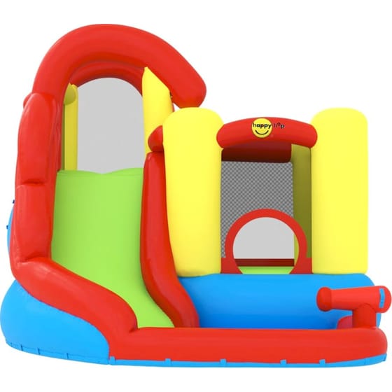 Happy Hop Φουσκωτό Κάστρο με Τσουλήθρα & Πισίνα από Ύφασμα 420D oxford με επίστρωση PVC image 0