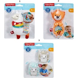 Fisher Price Κουδουνίστρες  Ζωάκια -Τυχαία Επιλογή Σχεδίου
