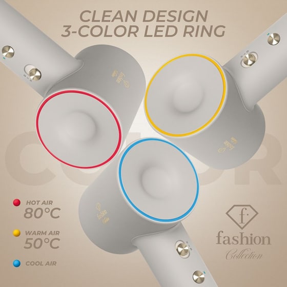 BERLINGER HAUS FTV0151 Επαγγελματικό Πιστολάκι Μαλλιών 1600W Μπεζ image 9