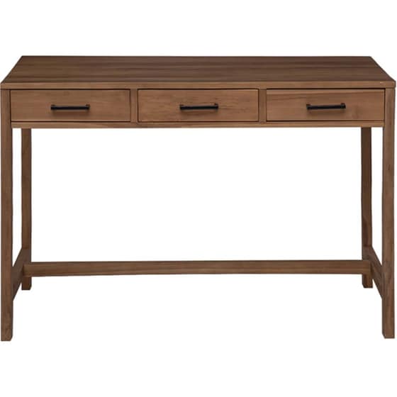 Γραφείο VidaXL με Συρτάρια από Μασίφ Ξύλο Teak 110x50x75 cm - Φυσικό image 1
