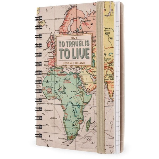 Ημερολόγιο Σπιράλ Legami 2024 Εβδομαδιαίο Small 12M Travel 8.5 cm x 13 cm (1 Τεμάχιο) image 3