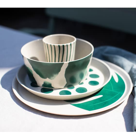 Σετ Μικρά Πιάτα Koziol Connect 4 τμχ 20.5 cm - Nature Desert Sand image 4